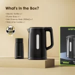 oraimo Smart Kettle View 1.7L 304 Stainless Steel Electric Kettle - Image 2
