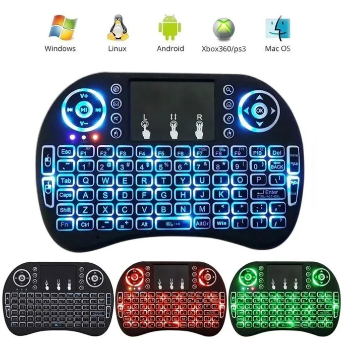 Mini Portable Rechargeable Wireless Keyboard with Back-light