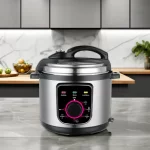 Nunix PC-02 Multi-Functional Electric Pressure Cooker & Rice Cooker - 5L Aluminum inner pot, Stainless steel