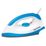 AILYONS HD198A-S Electric Dry Iron Stainless Steel Bottom Plate White&Blue