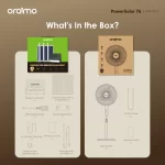Oraimo Power Solar 76 15W Solar Home Power System with A Fan - Image 2