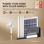 Oraimo Power Solar 76 15W Solar Home Power System with A Fan - Image 3