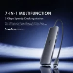 oraimo PowerTrans USB-C Hub 7-in-1 Multi-Functional Adapter Docking Station [OUH-511] - Image 3
