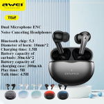 Awei T62 TWS Waterproof Wireless Earbuds - Image 2