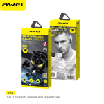 AWEI T35 True Wireless Earbuds with Wireless Charging Case, Bluetooth 5.0 - Image 4