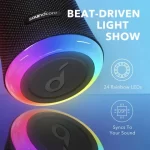 Anker Soundcore Flare 2 – 20W IPX7 Waterproof Bluetooth Speaker – A3165 – Black - Image 3