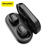 Awei T13 Touch TWS Dual Ear Bluetooth Earbuds With Charging Doc - Image 4