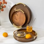 Multi-Functional Bamboo Food Serving Tray Eco-Friendly - Image 2