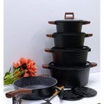 UCCLIFE 20-Piece Die-Cast Cookware Set