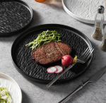 6Pcs Rock Glazed Ceramic Dinner Plates – 10.5 Inch