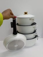 UCCLife 10-Piece Die-Cast Cookware Set