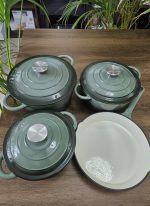 7-Piece Enarmel Cast Iron Cookware Set - Image 2